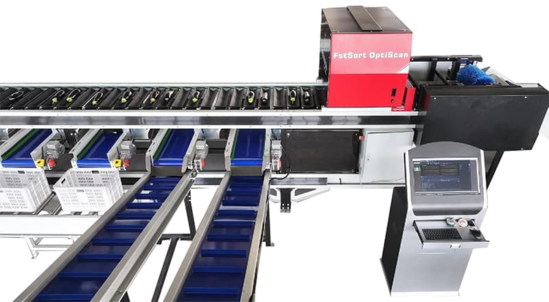 Eggplant optical weight sorting machine